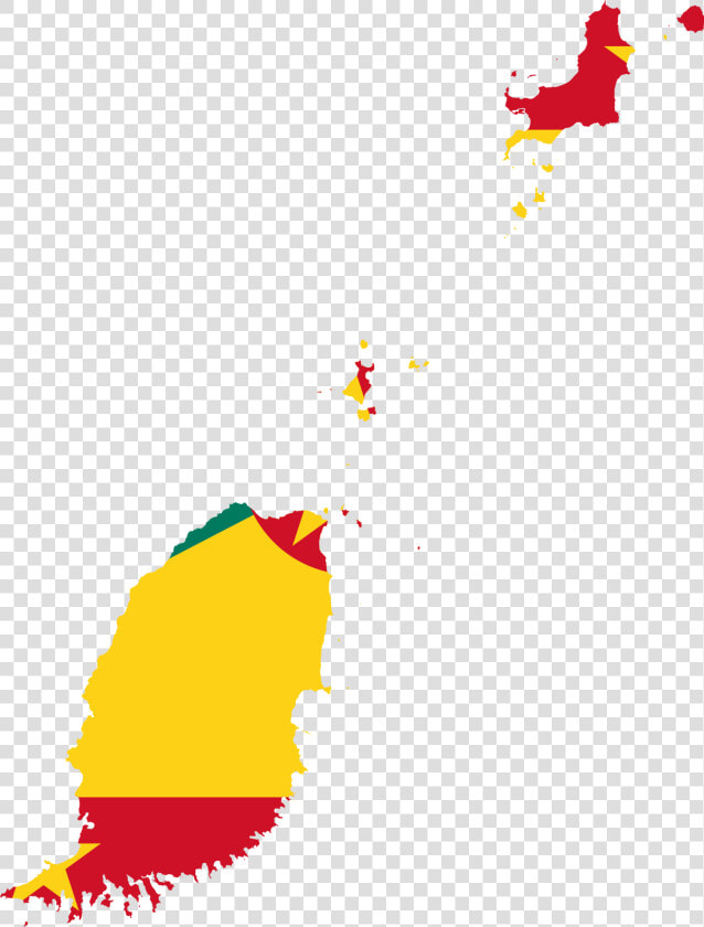 Grenada Map And Flag  HD Png DownloadTransparent PNG