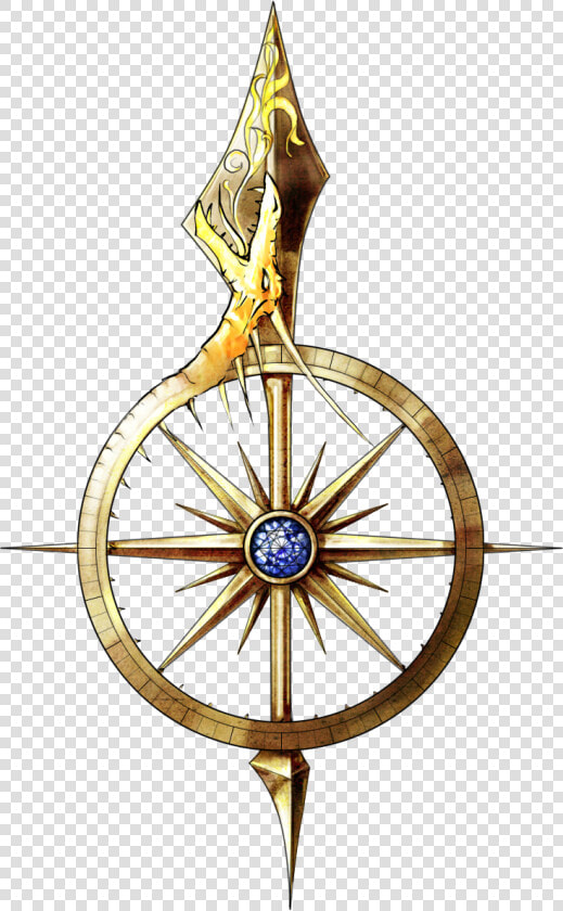  compass  fantasy  map  animeish  drawing  directions   Fantasy Map Compass  HD Png DownloadTransparent PNG