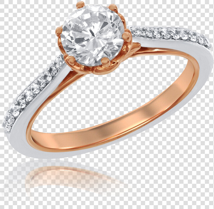 Enchanted Disney S 14k White And Rose Gold 7 8ctw Diamond   Ring  HD Png DownloadTransparent PNG