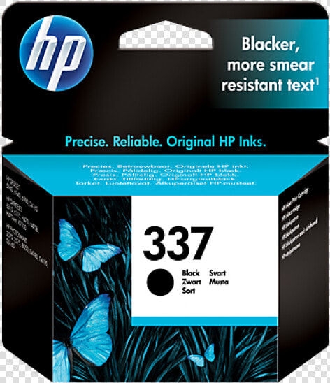 Hp Original 336 Black Ink Cartridge   Hp 337 Ink Cartridge  HD Png DownloadTransparent PNG