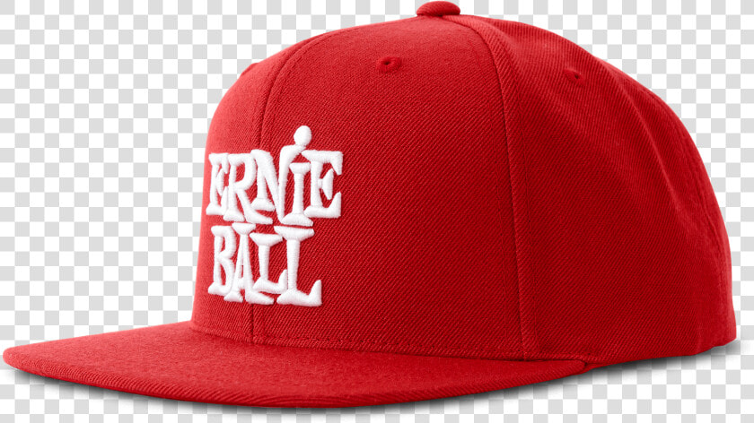 Red With White Stacked Ernie Ball Logo Hat Thumb  HD Png DownloadTransparent PNG