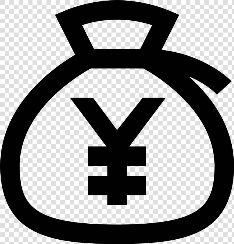 Transparent Dollar Sign Clipart Black And White   Money Yen Icon  HD Png DownloadTransparent PNG