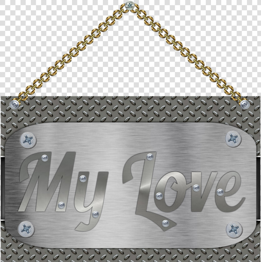 Love  Iron  Chain  Flat  Design  Creative  Screw  Bolt   Chain  HD Png DownloadTransparent PNG