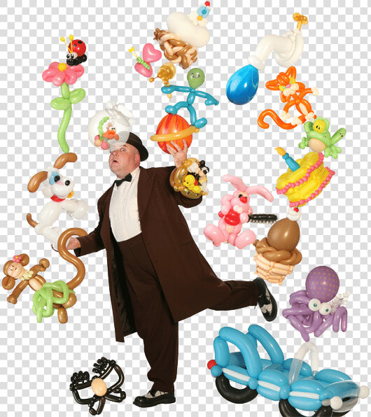 Balloon Twister Buster Balloon Juggling Different Balloon   Cartoon Balloon Artist  HD Png DownloadTransparent PNG