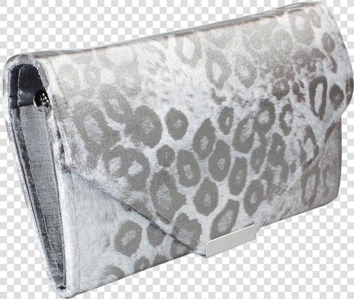 Mini Silver Animal Print Clutch Bag   Silver Animal Print Bag  HD Png DownloadTransparent PNG