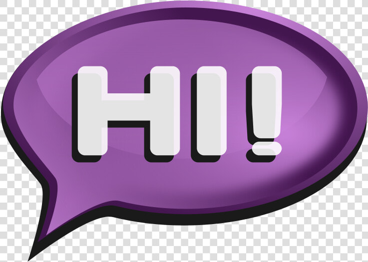 Word Bubble Speech Bubble Clip Art   Hi Word Clipart  HD Png DownloadTransparent PNG