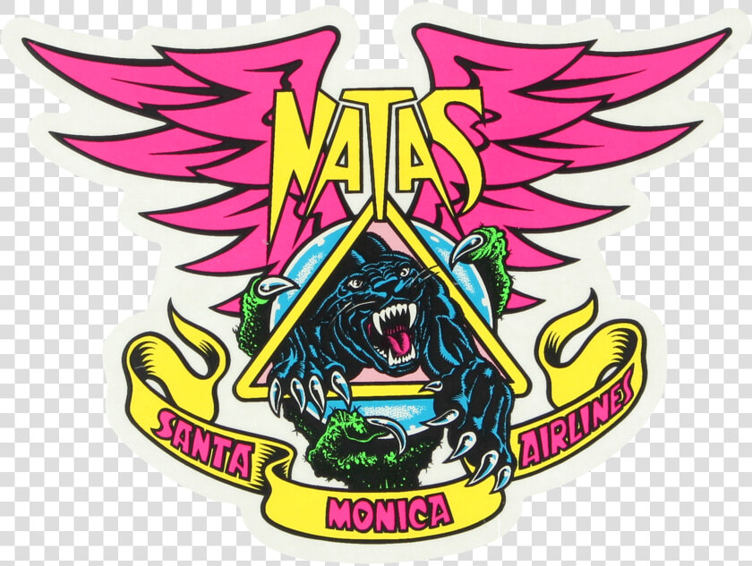 Santa Cruz Sma Natas Panther Sticker  HD Png DownloadTransparent PNG