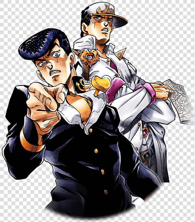 Unit Josuke Higashikata And Jotaro Kujo   Jotaro Kujo Josuke Higashikata  HD Png DownloadTransparent PNG