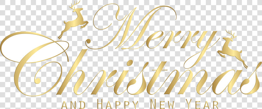 Happy New Year Merry Christmas And Clipart With Black   Merry Christmas And Happy New Year Png  Transparent PngTransparent PNG