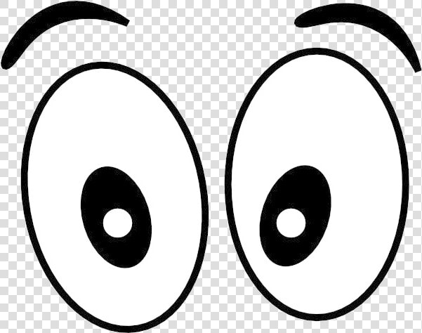 Eyes Eye Black And White Clip Art Cartoon Cliparts   Clip Art Eyes Black And White  HD Png DownloadTransparent PNG