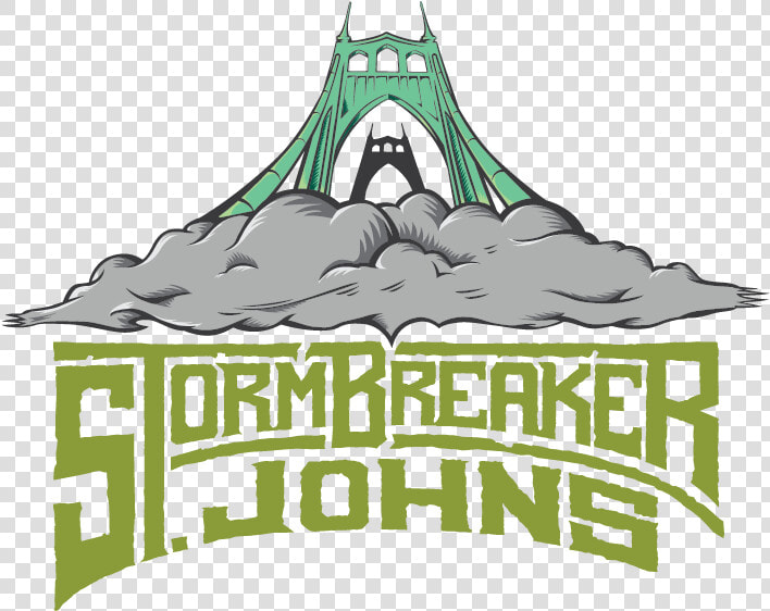 St Johns Stormbreaker Logo Green Type   Illustration  HD Png DownloadTransparent PNG