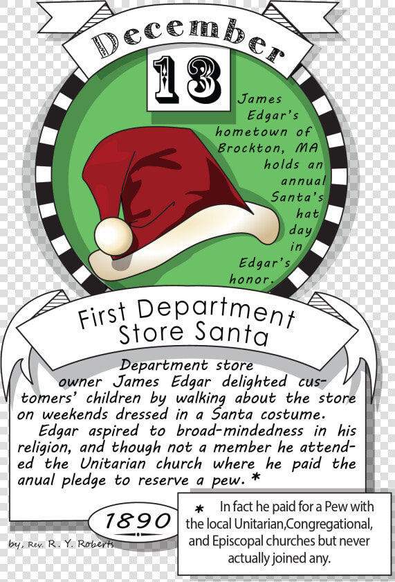 December Thirteenth  First Department Store Santa   New Years Cookie Cake  HD Png DownloadTransparent PNG