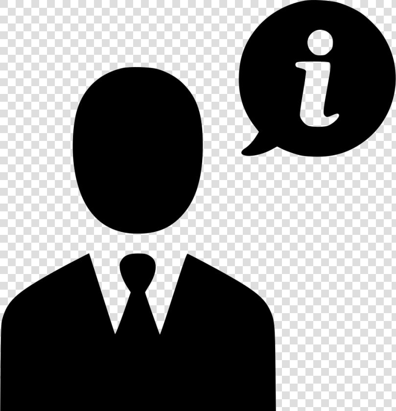 Info Man Help Support Information   Business Icon Png  Transparent PngTransparent PNG