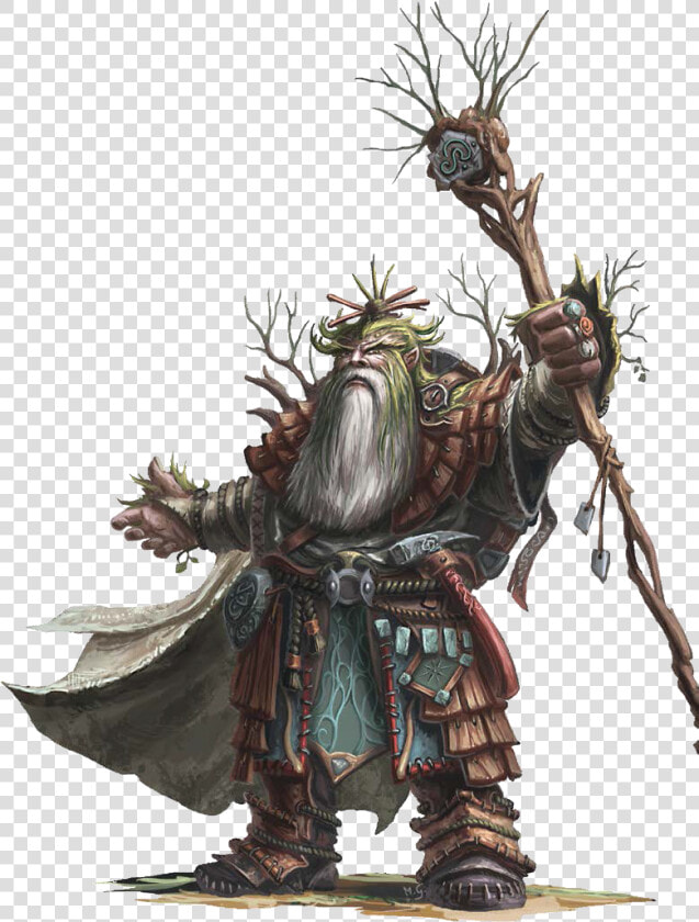 Clip Art Dwarf Cleric Art   Circle Of Spores Druid  HD Png DownloadTransparent PNG