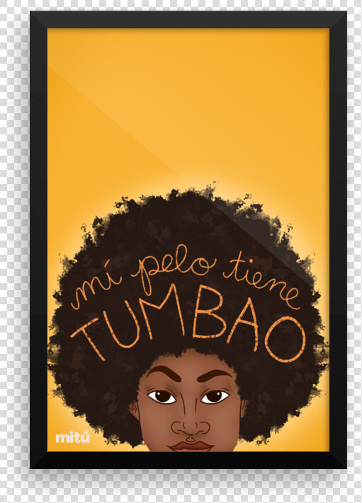 Mi Pelo Tiene Tumbao Wall Art Class Lazyload Lazyload   Afro Latina Girl Art  HD Png DownloadTransparent PNG