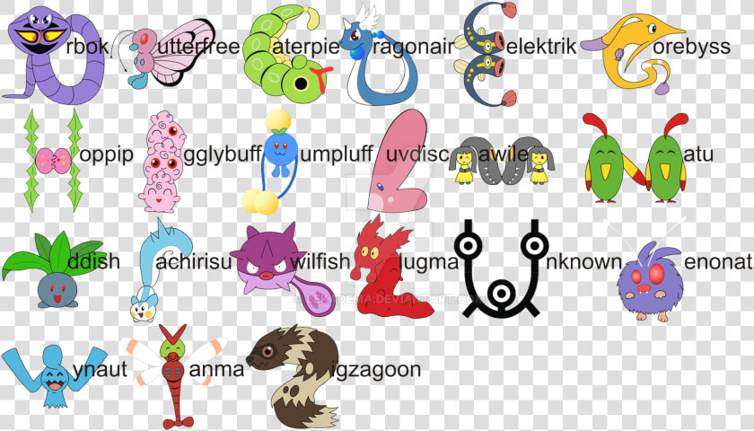 What Are Some Pokemon Whose Names Start With The Letter   Pokemon Art Letter  HD Png DownloadTransparent PNG