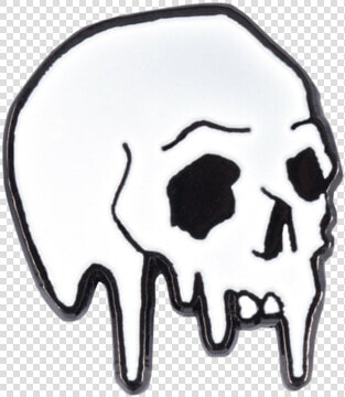 Dripping Skull Pin   Skull Pin  HD Png DownloadTransparent PNG