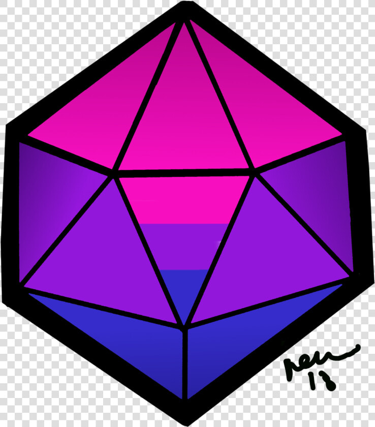 Bi Pride D20 Stickers  Etc Clipart   Png Download  Transparent PngTransparent PNG