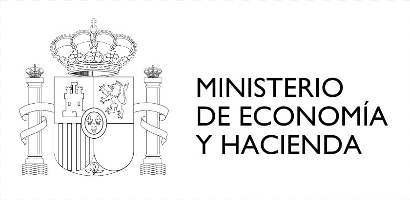 Ministerio De Economia Y Hacienda Logo Black And White   Government Of Spain  HD Png DownloadTransparent PNG