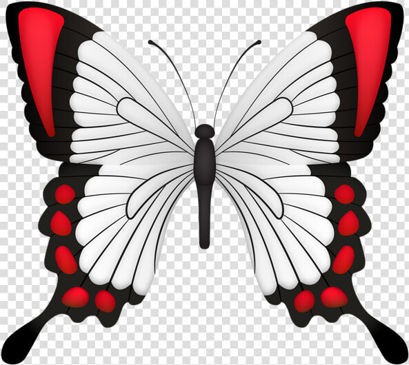 Red Butterfly Deco Clipart Image   Red Butterfly Png  Transparent PngTransparent PNG