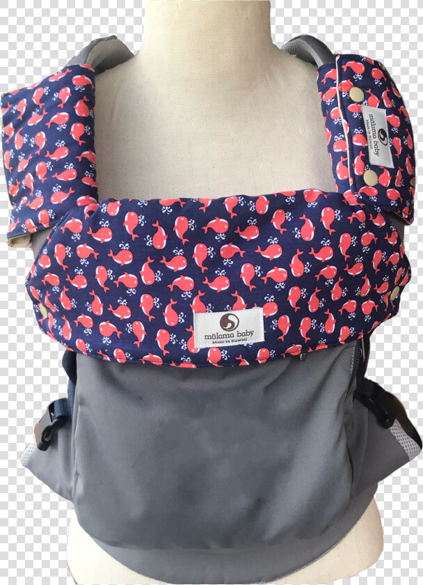 Infant Carrier Drool Pads  amp  Bib Set Tiny Whales   Backpack  HD Png DownloadTransparent PNG