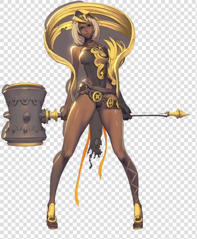 Anime Dark Skinned Fighter Girl  HD Png DownloadTransparent PNG