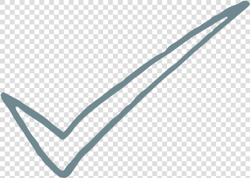 Checkmark   Line Art  HD Png DownloadTransparent PNG