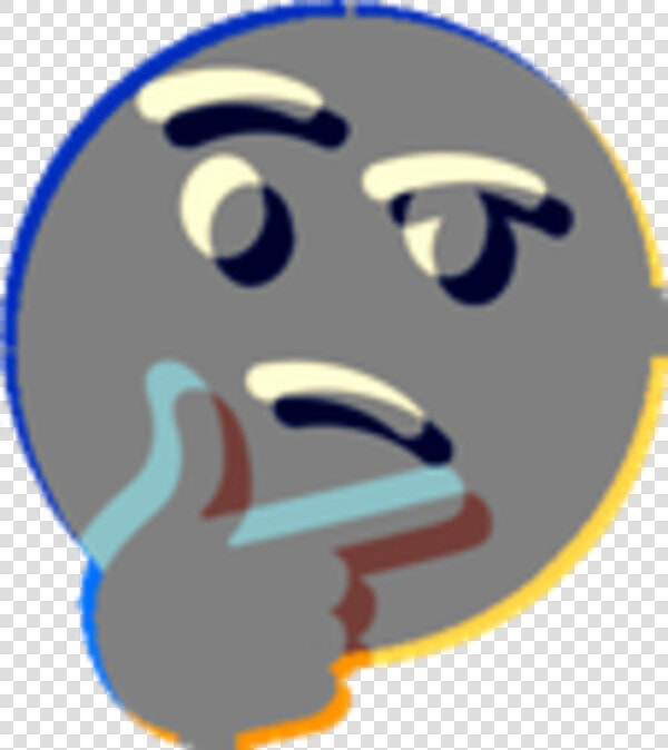 Transparent Thonk Png Think Emoji Meme  Png DownloadTransparent PNG