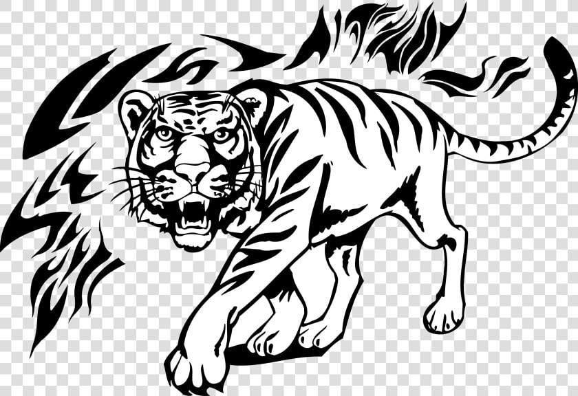 Tiger Lion Tattoo Decal   Vector Tiger Png  Transparent PngTransparent PNG