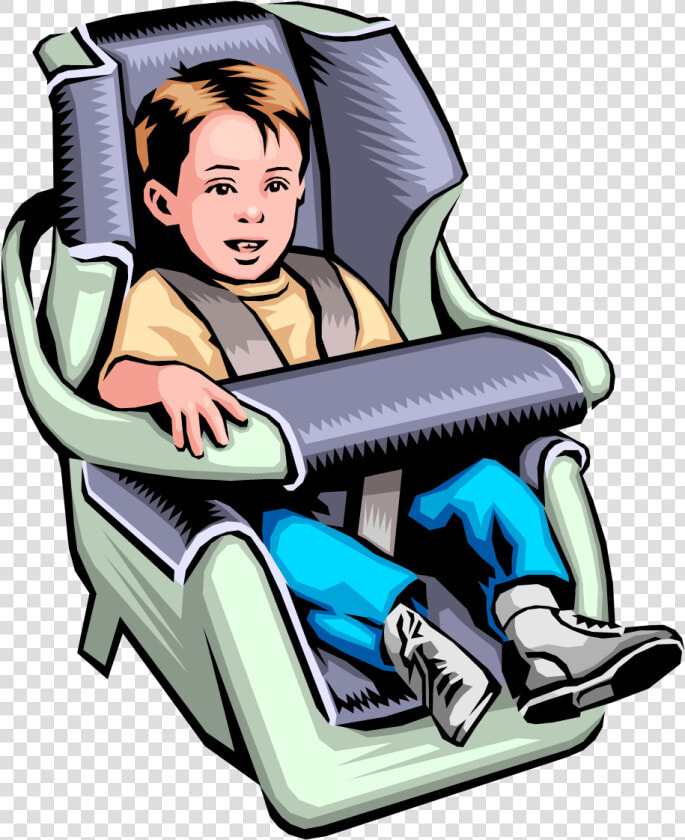 Child Passenger Safety Week Clipart   Child In Safety Seat Clipart  HD Png DownloadTransparent PNG