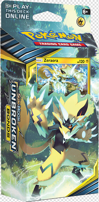 Lightning Loop Theme Deck   Zeraora Unbroken Bonds Theme Decks  HD Png DownloadTransparent PNG