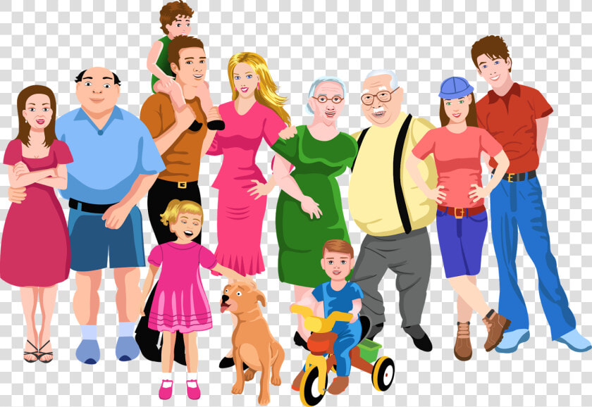 Tipos De Familia Extensa Animada  HD Png DownloadTransparent PNG