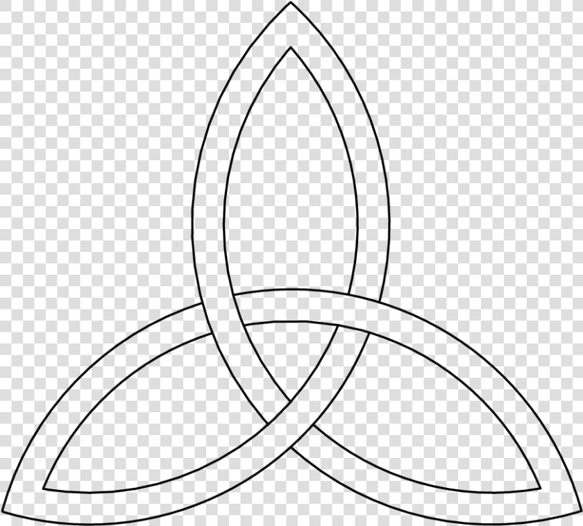 How To Draw A Simple Trinity Celtic Knot In Steps Level   Sketch  HD Png DownloadTransparent PNG