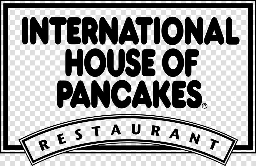 Transparent Ihop Png   Ihop Logo Black And White  Png DownloadTransparent PNG