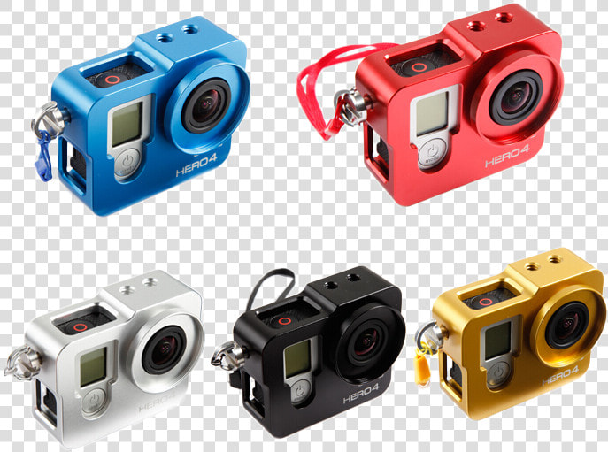 Aluminium Protective Housing For Gopro Hero 3  4   Gopro  HD Png DownloadTransparent PNG