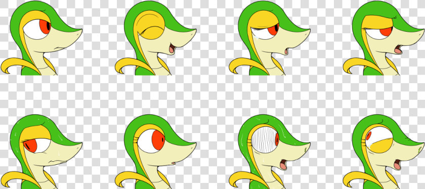 Snivy Face Set   Snivy Face  HD Png DownloadTransparent PNG