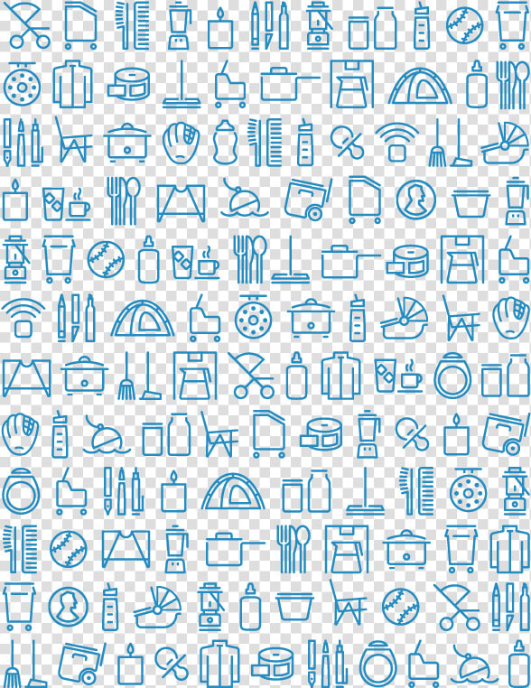 Blue Repeating Icon Pattern   Pattern  HD Png DownloadTransparent PNG