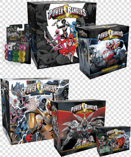 Power Rangers Heroes Of The Grid Starter Bundle   Renegade Game Studios Power Rangers Heroes  HD Png DownloadTransparent PNG