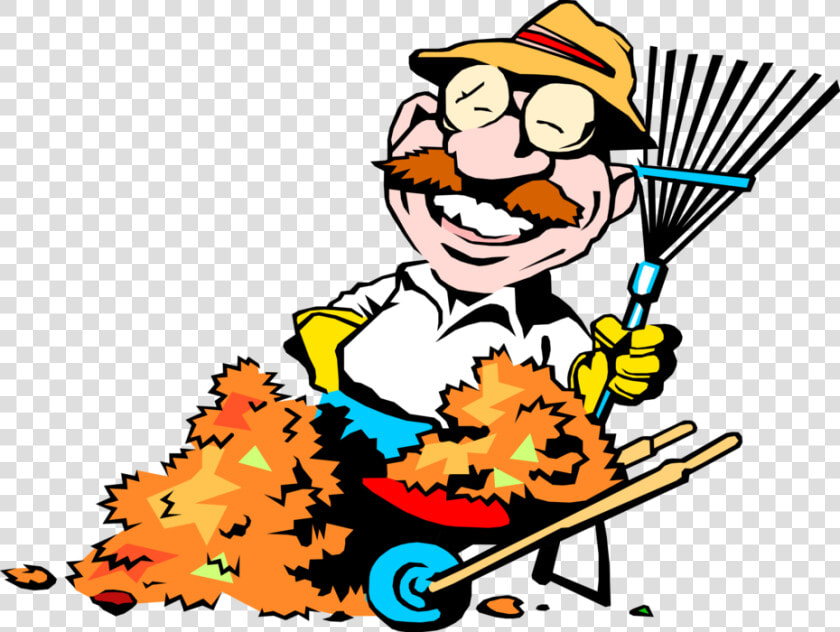 Vector Illustration Of Lawn Care Leaf Raker Rakes Fall  HD Png DownloadTransparent PNG