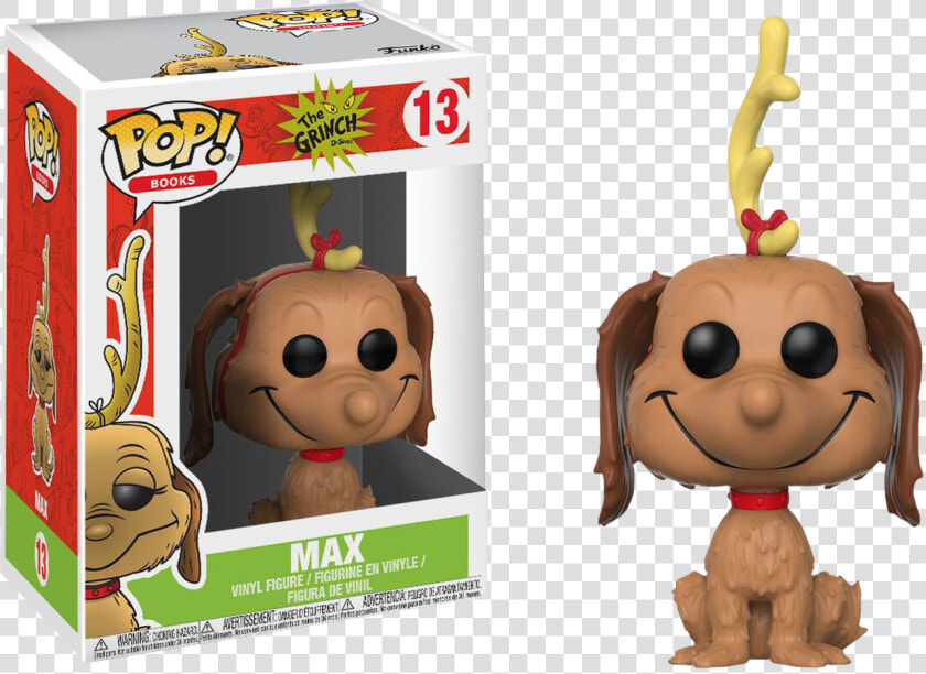 Max The Dog Pop Vinyl Figure   Max Grinch Funko Pop  HD Png DownloadTransparent PNG