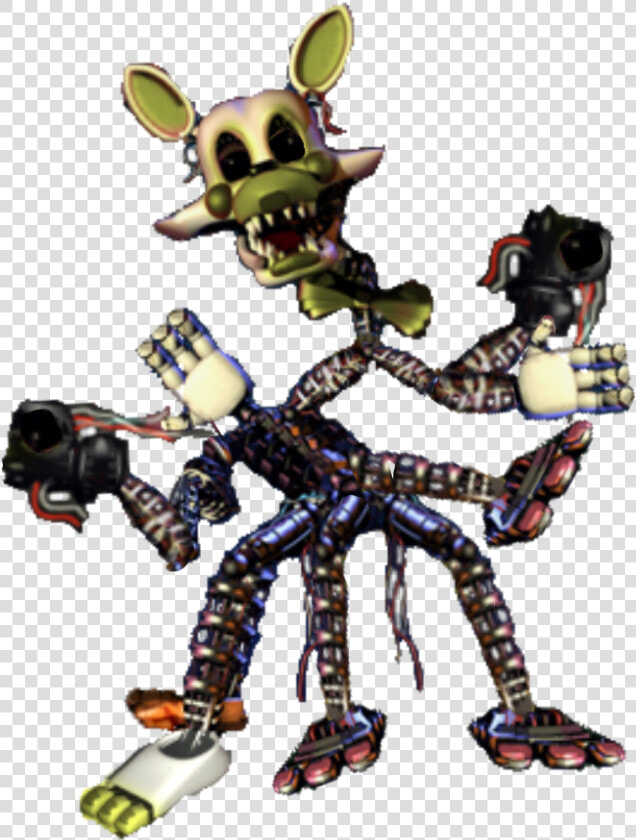  golden  mangle  ver   Fnaf Toy Animatronics Mangle  HD Png DownloadTransparent PNG