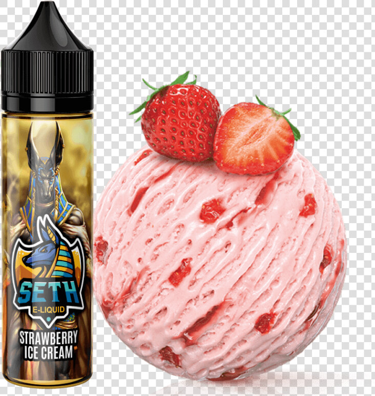 Strawberry Ice Cream E liquid   Strawberry Flavor Ice Cream  HD Png DownloadTransparent PNG