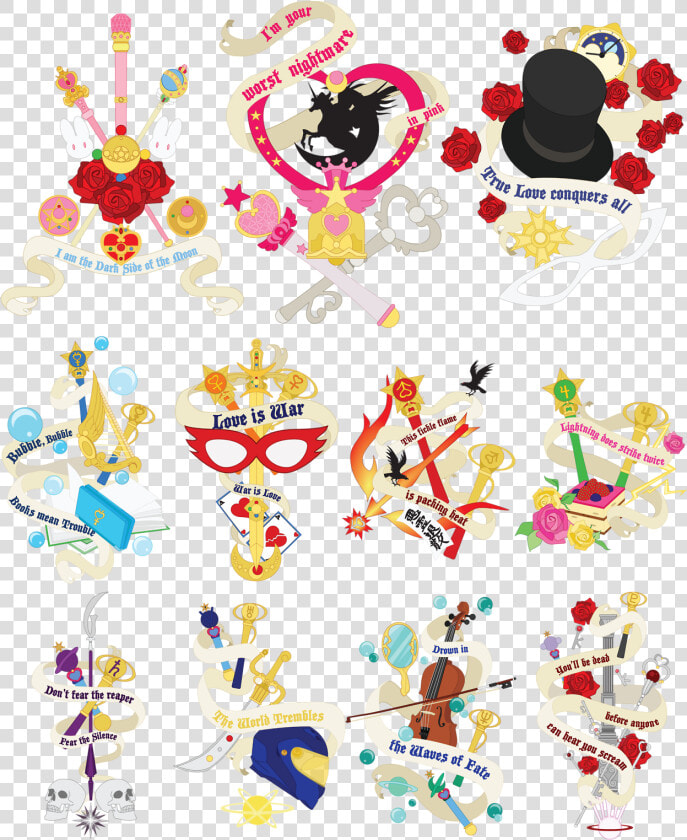 Sailor Banners Master Post   Tatuajes De Sailor Moon Con  HD Png DownloadTransparent PNG