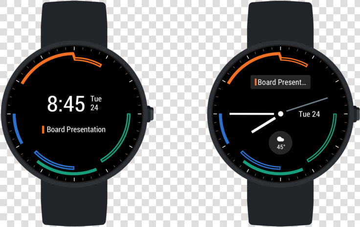 Watchface Settings Mockup   Analog Watch  HD Png DownloadTransparent PNG