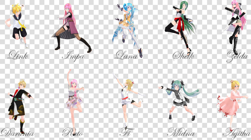 Hyrule Warriors Pose Pack By Violetcrystal On   Mmd Hyrule Warriors Poses  HD Png DownloadTransparent PNG