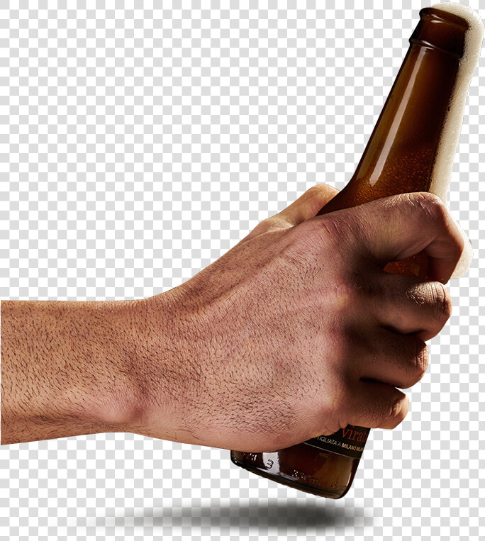 The Beer Cavern Is Our Sacred Shrine To Artisanal Beer   Hand Holding Beer Bottle  HD Png DownloadTransparent PNG