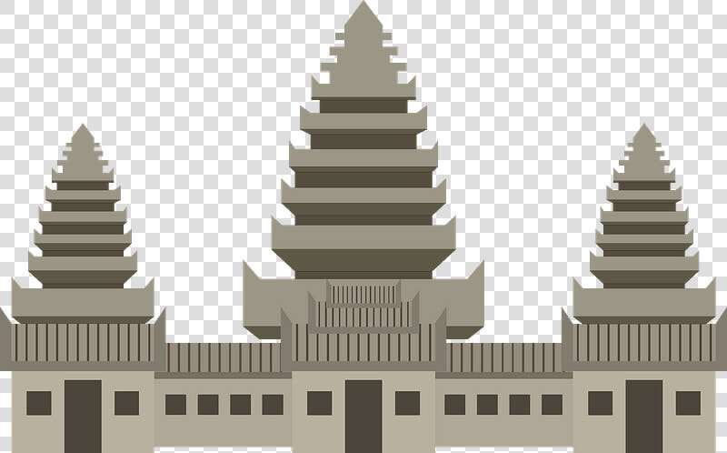 Angkor Wat Clipart   Hindu Temple  HD Png DownloadTransparent PNG