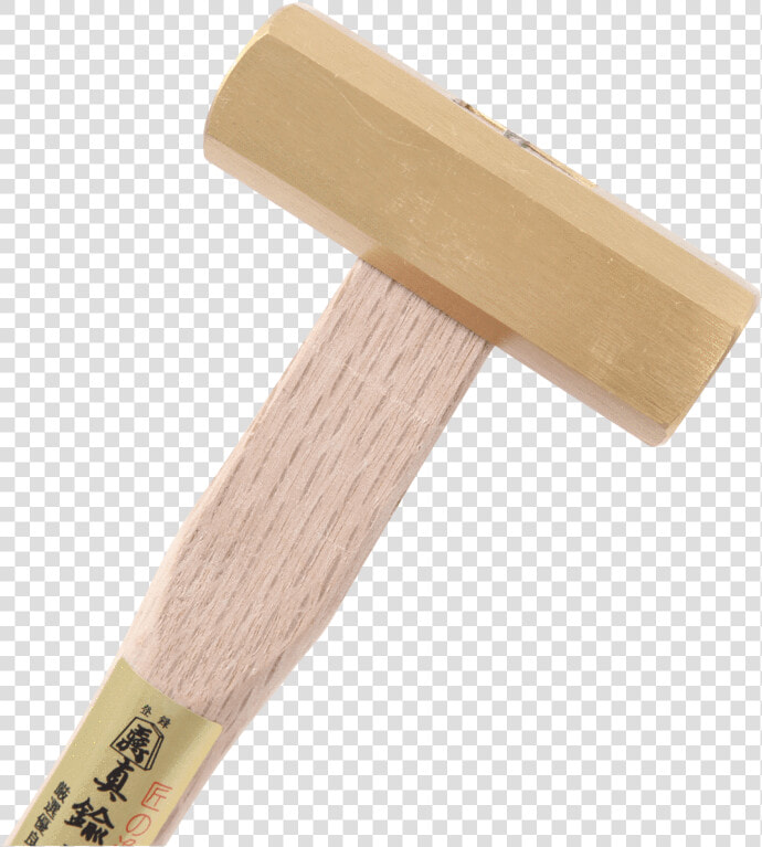 Brass 8 kaku Hammer 300g By Susa With White Oak Handle   Brass Hammer Japan  HD Png DownloadTransparent PNG