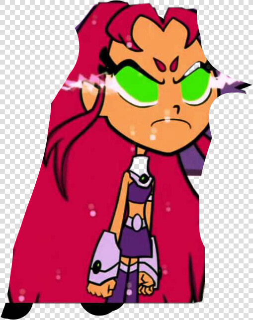  starfire  rage  triggered  1000   angry  blast  freetoedit   Cartoon  HD Png DownloadTransparent PNG