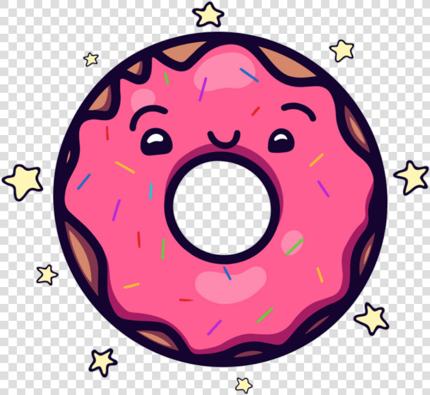  donuts  dona  pink  kawai  kawaii   Dona Kawaii Png  Transparent PngTransparent PNG